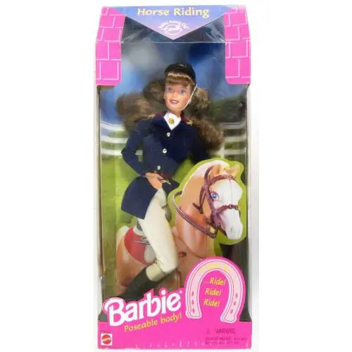 Horse Riding Barbie Riding Club Poseable Body