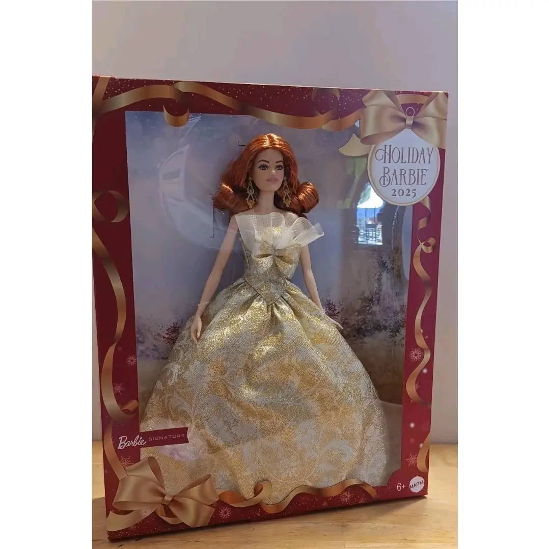Mattel Creations Barbie Signature 2025 Holiday Red Hair Collectible Doll