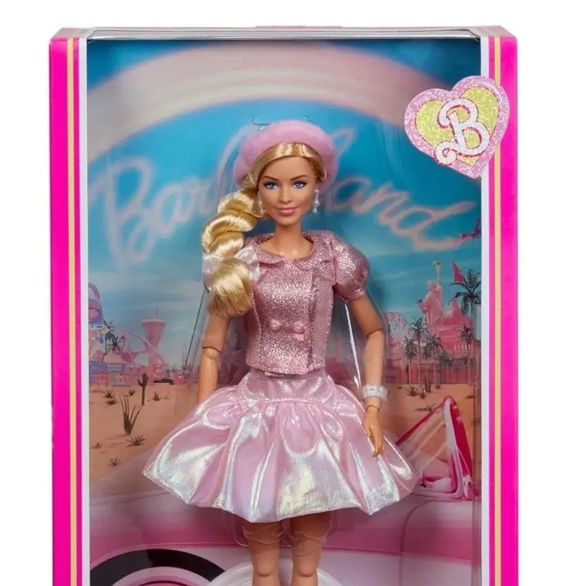 Barbie The Movie Pink Puffy Dress Barbie Doll JBJ53 Margot Robbie