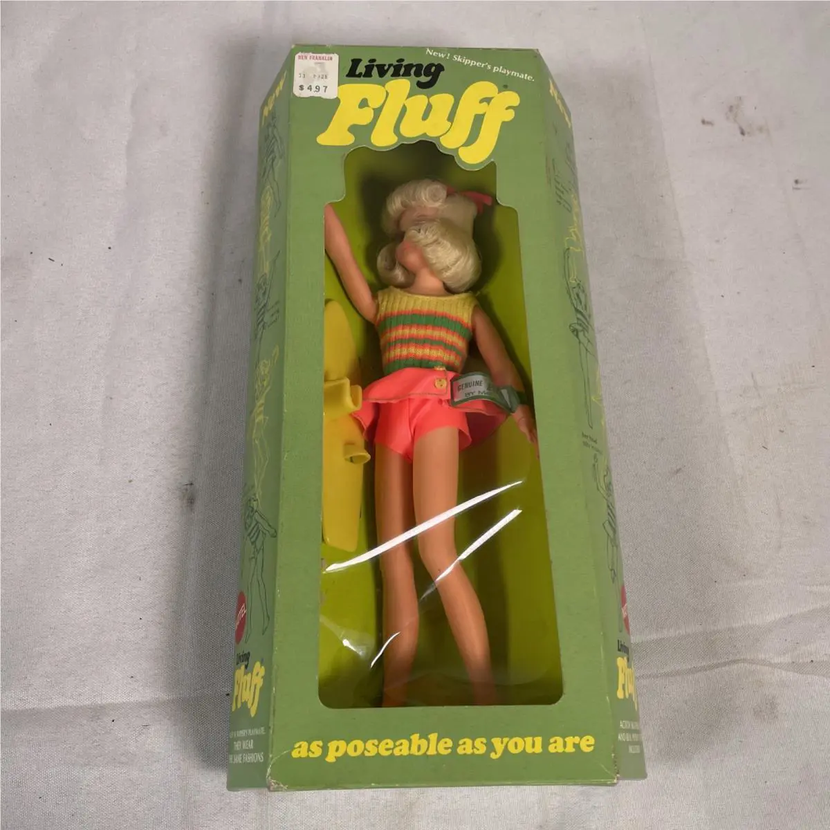 Vintage 1970 - Living Fluff - Skipper`s Playmate 1143 Mattel