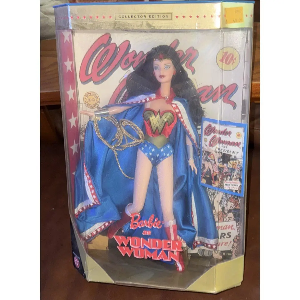 Wonder Woman Collector Edition Barbie Doll 1999 Mattel 24638 Vintage