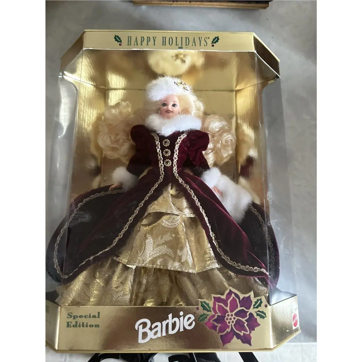 Mattel 1996 Happy Holidays Barbie Doll - Special Edition