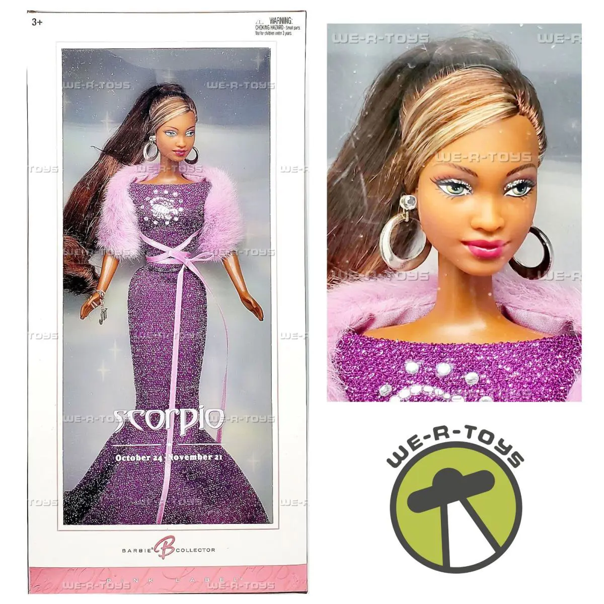 Scorpio Zodiac Barbie Doll 2004 Mattel 13067