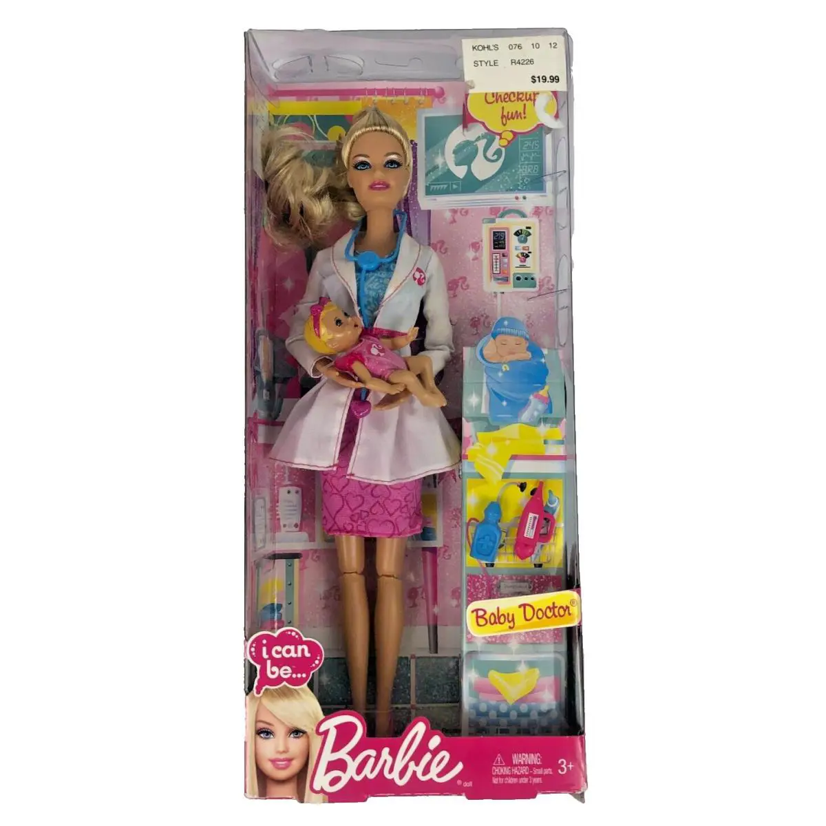 Barbie Doll i Can Baby Doctor Mattel 2012 X9075