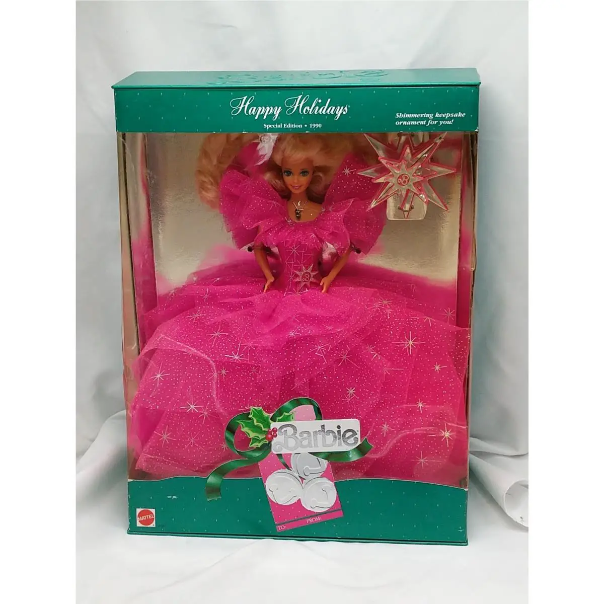 1990 Happy Holidays Barbie Doll Special Edition Mattel