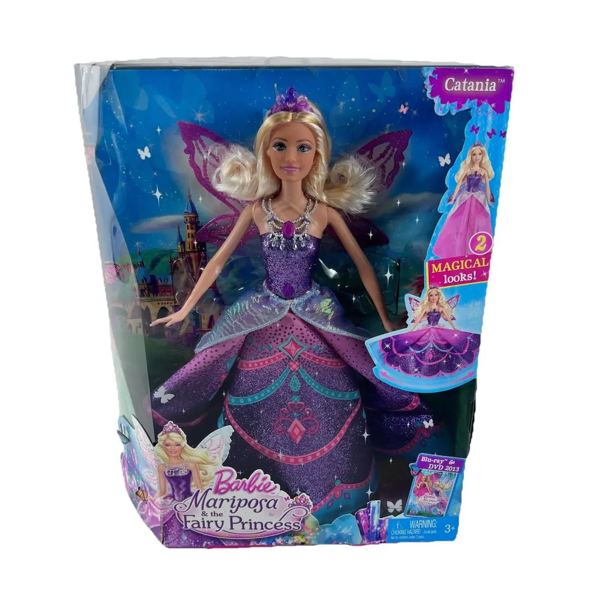 Barbie Mariposa and The Fairy Princess Catania Doll 2012 Mattel Y6373 Nrfb Nos