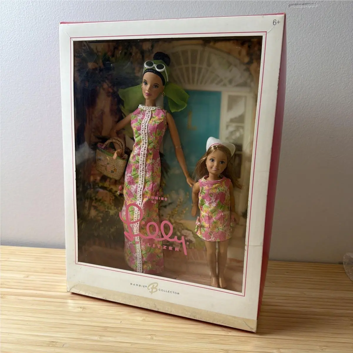 Lilly Pulitzer Barbie and Stacie Doll Gift Set Mattel Silver Label Nrfb 2005