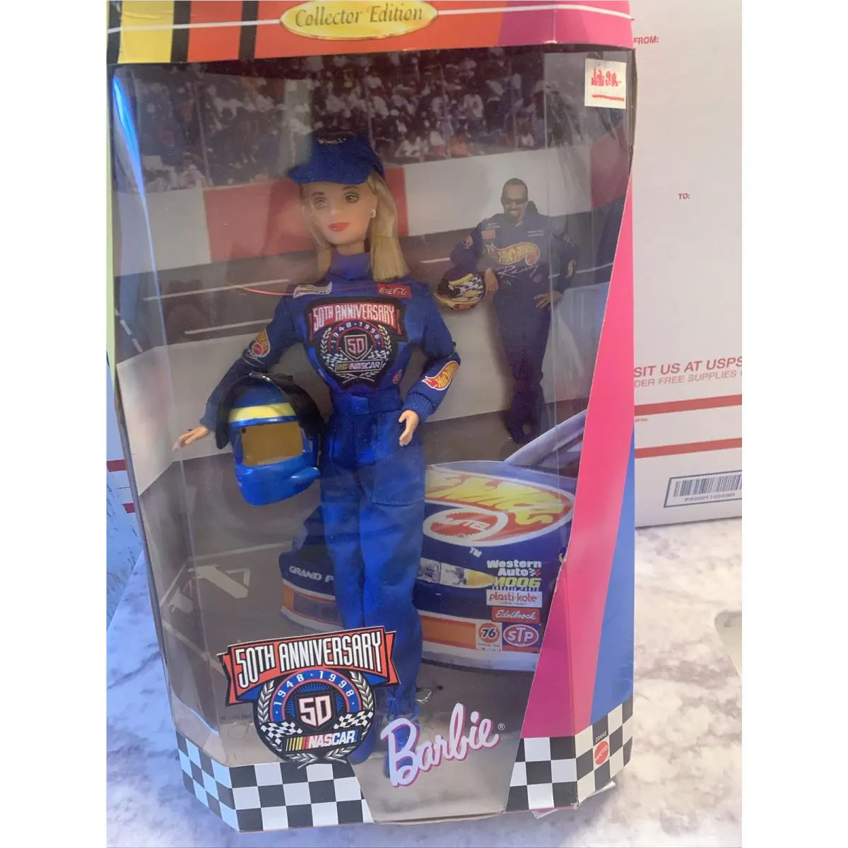 Barbie Nascar Collector Edition Fashion Doll 50th Anniversary Mattel