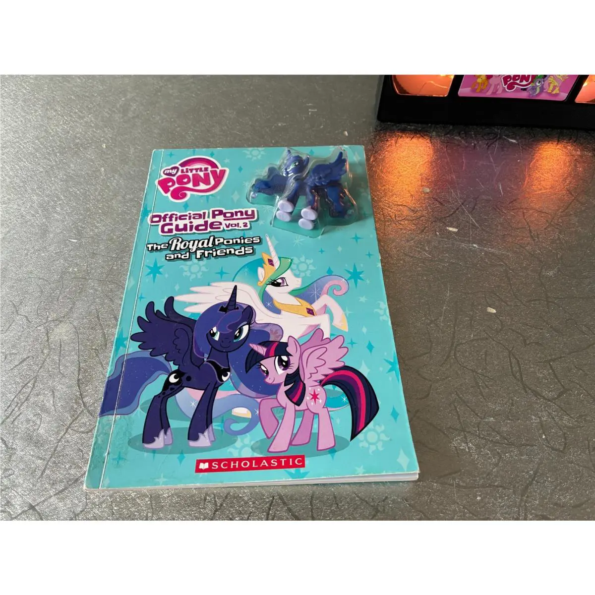 My Little Pony G4 Official Pony Guide Vol. 2 Scholastic Princess Luna Figure