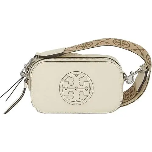 Tory Burch Women`s Mini Miller Crossbody Bag Ivory Off White One Size