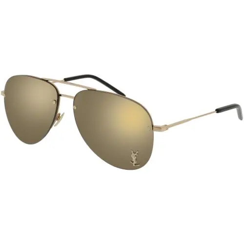Saint Laurent Monogram Classic 11 M Sunglasses 004 Gold