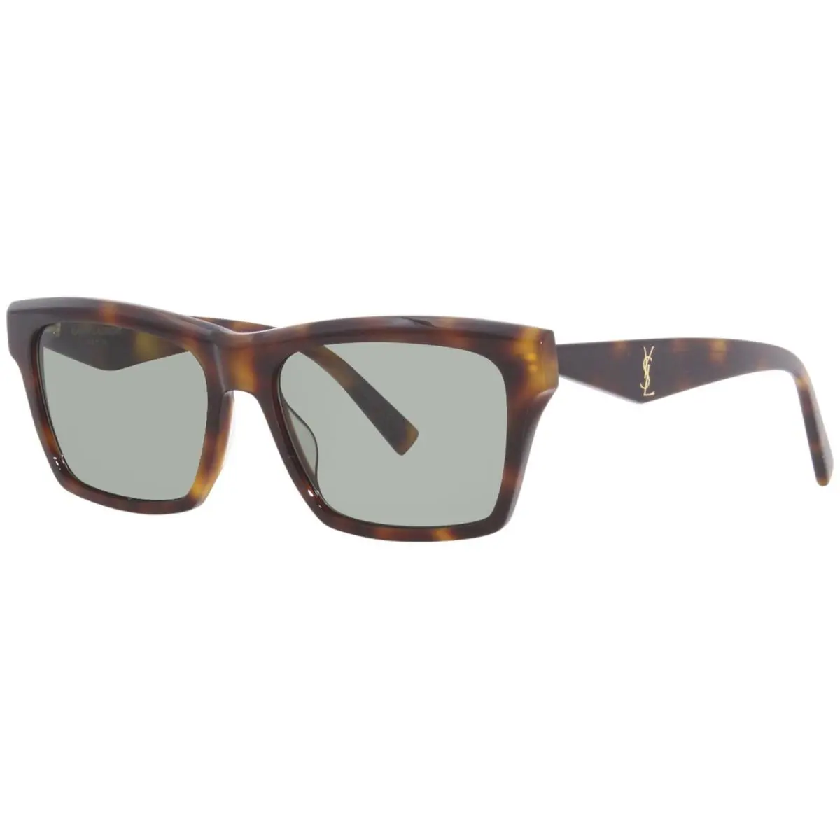 Saint Laurent SL-M104/F 002 Sunglasses Women`s Black/grey Square Shape 58mm