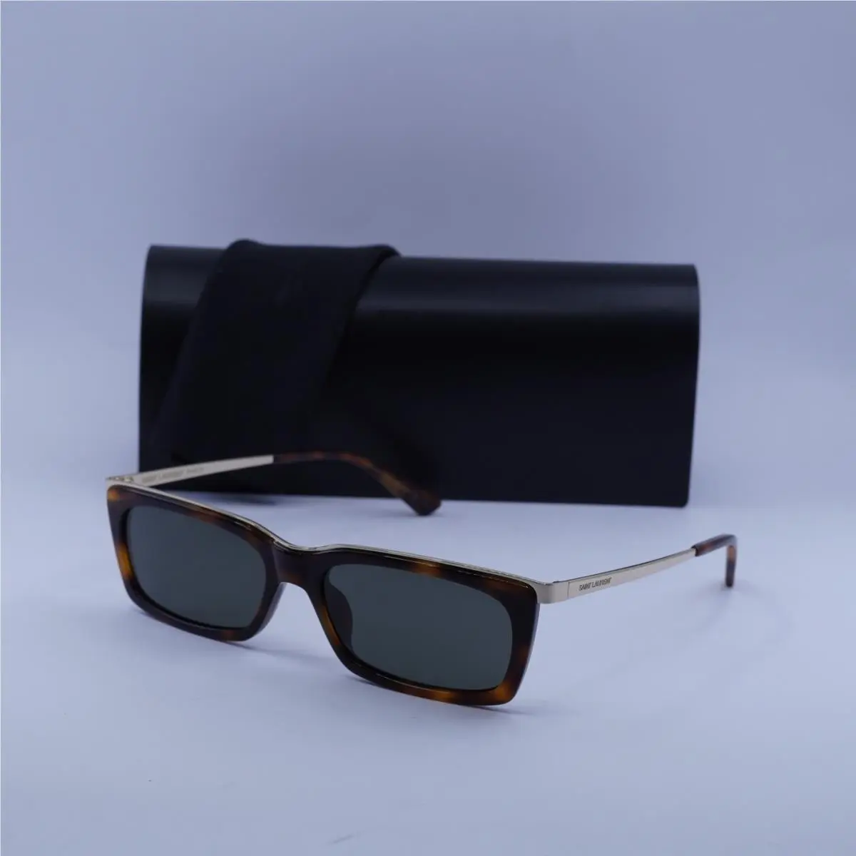 Saint Laurent SL 766 004 Havana/gold/grey 57-17-145 Sunglasses by Yves Saint Laurent