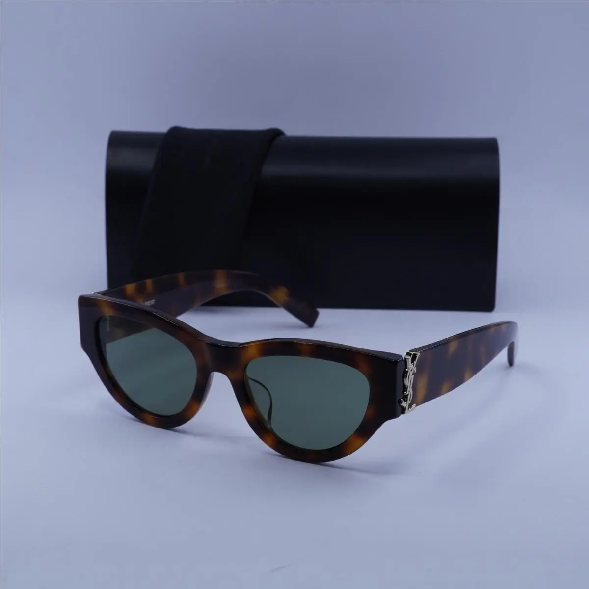 Saint Laurent SL M94/F 002 Havana/green 53-19-145 Sunglasses by Yves Saint Laurent