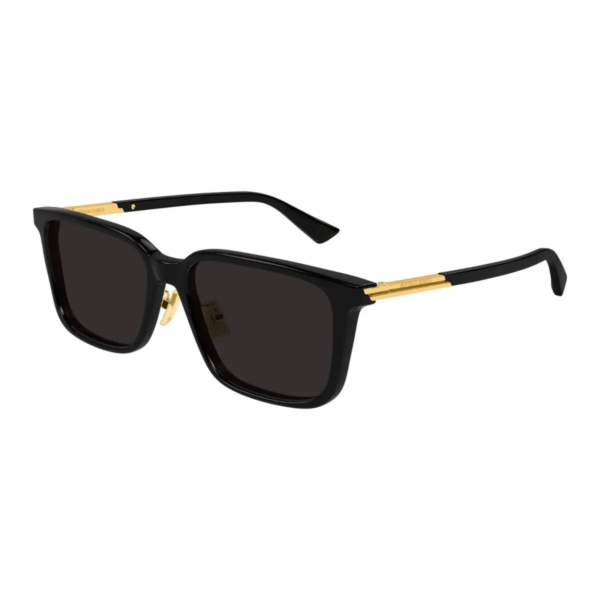Bottega Veneta BV1374SK Black with Gold/grey 005 Sunglasses