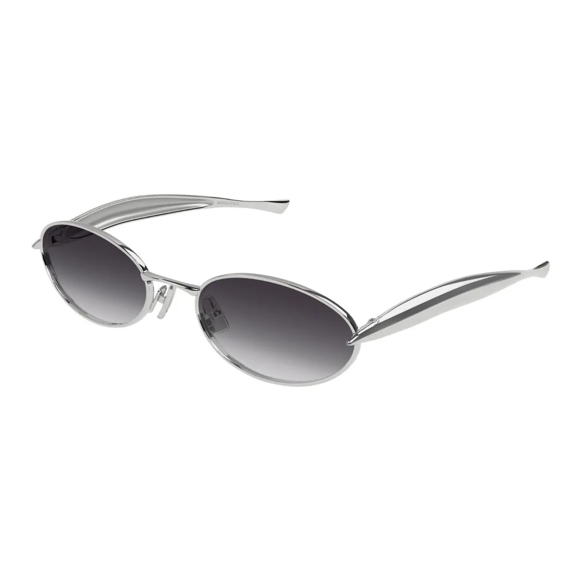 Bottega Veneta BV1386S Shiny Silver/grey 003 Sunglasses