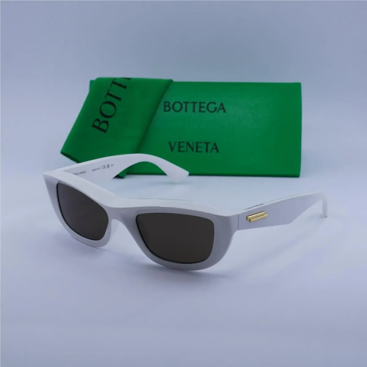Bottega Veneta BV1326S 004 Ivory/brown 54-19-140 Sunglasses