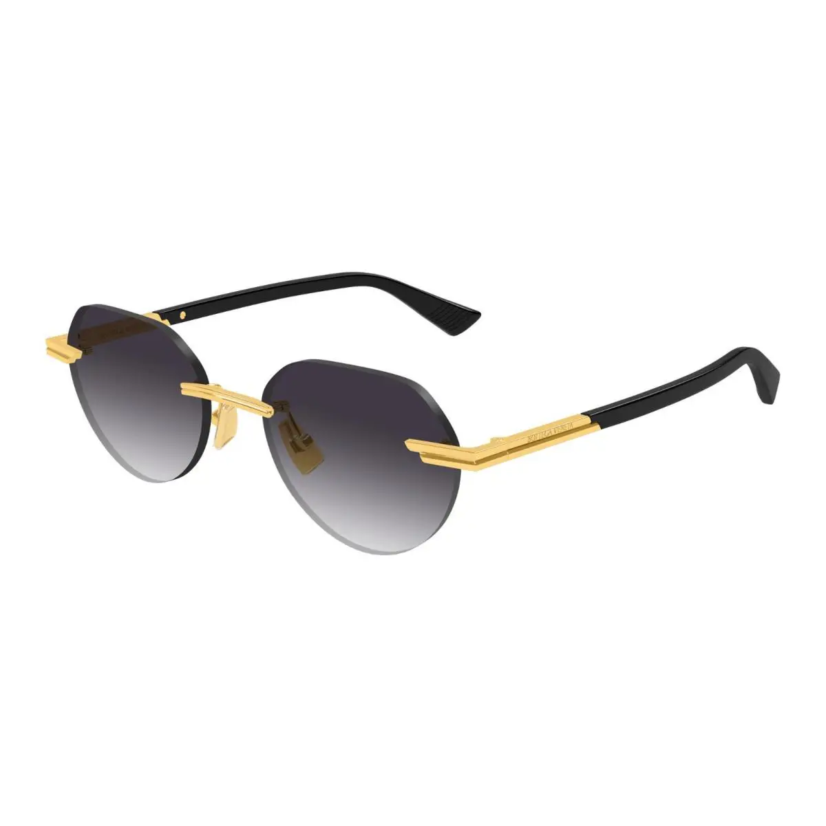 Bottega Veneta BV1379S Gold/grey 001 Sunglasses