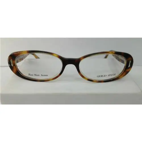Giorgio Armani GA794 Q60 Tortoise Plastic Eyeglasses 52-16-140 Italy Women