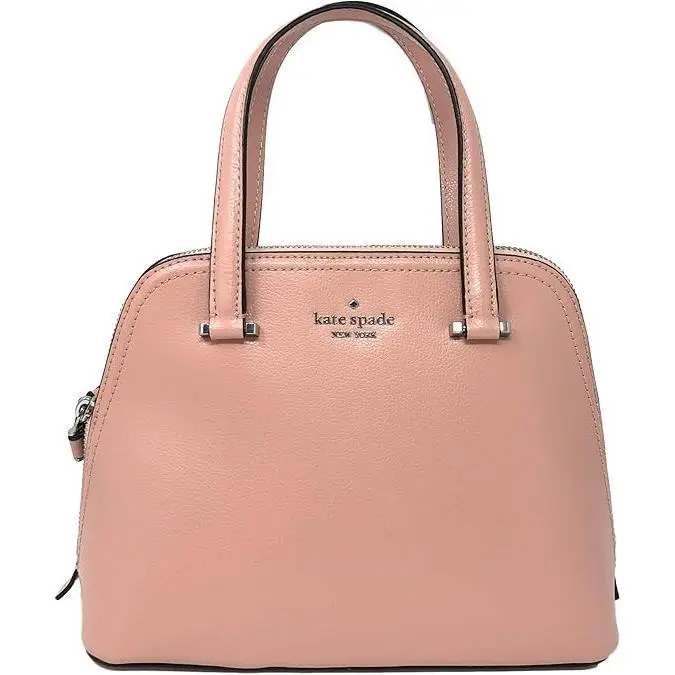 Kate Spade NY Patterson Drive Small Dome Pink Leather Satchel Crossbody Bag