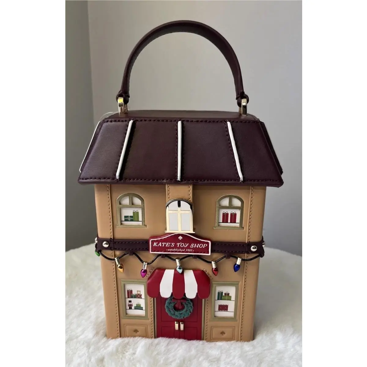 Kate Spade Oh What Fun 3D Toy Store Crossbody Bag Novelty Christmas Gift