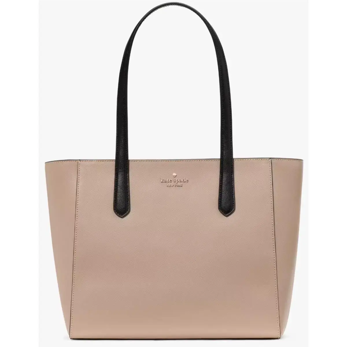 Kate Spade Staci Beige Saffiano Leather Tote Bag KL006 Purse Retail