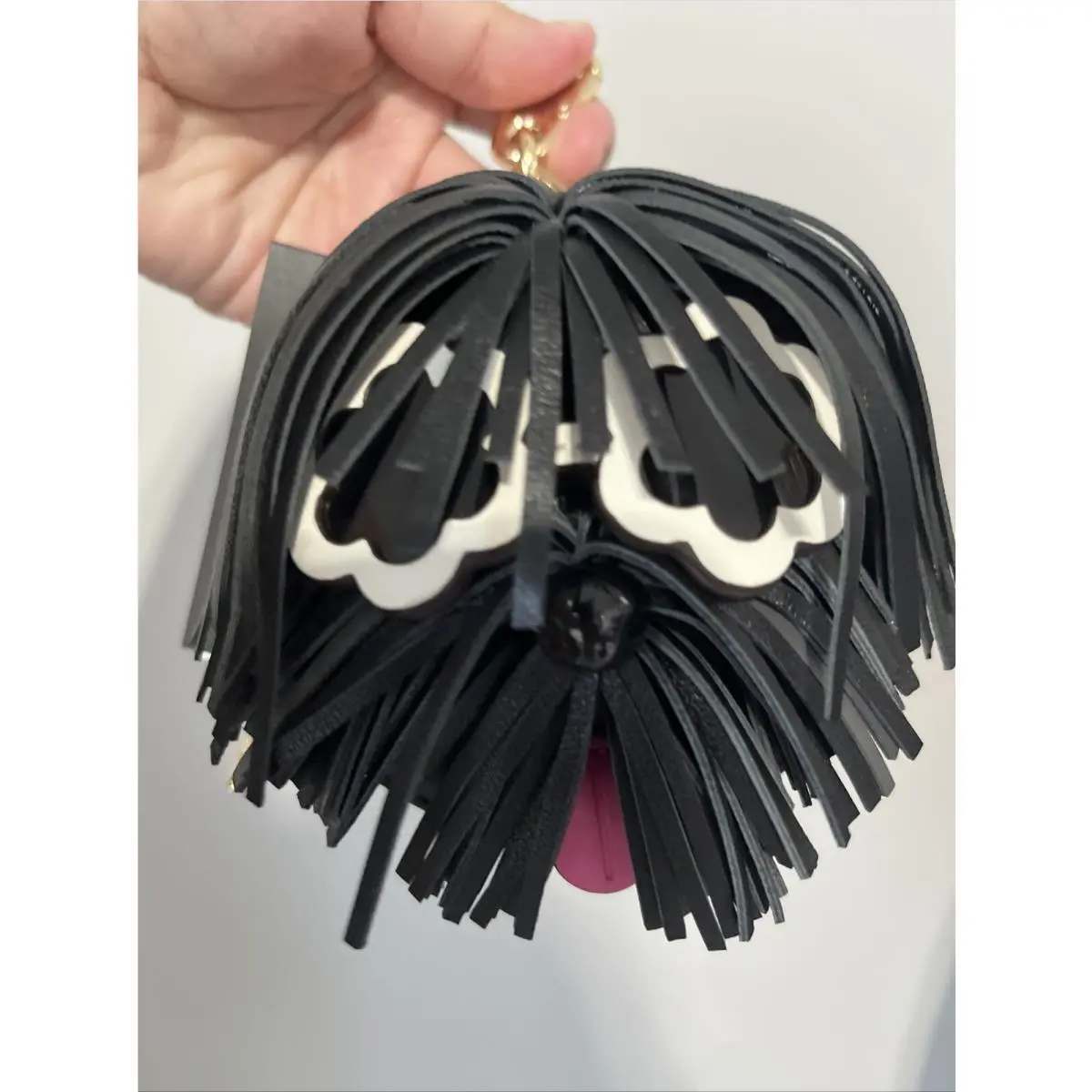 Kate Spade Shaggy Fringed 3d Dog Coin Purse