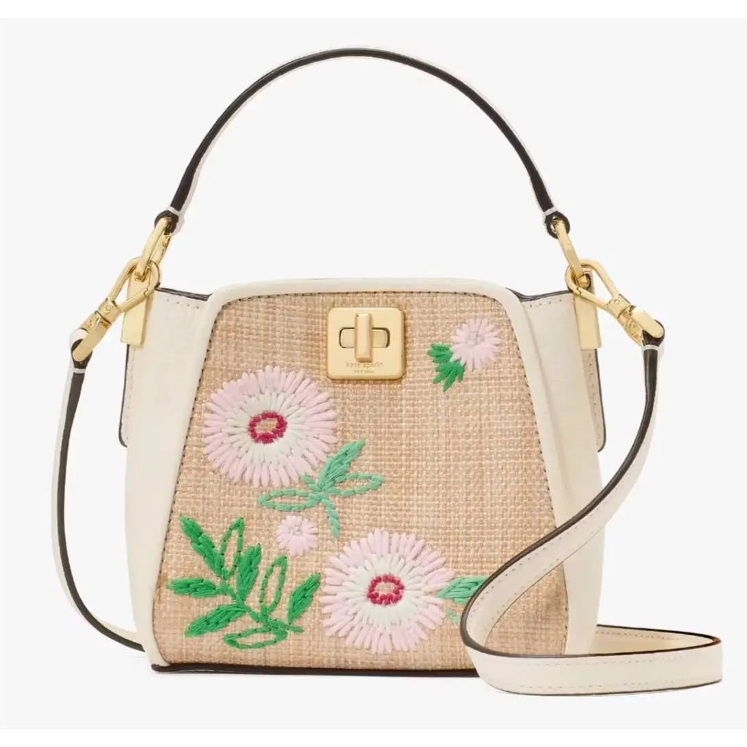Kate Spade Phoebe Straw Mini Top Handle Crossbody