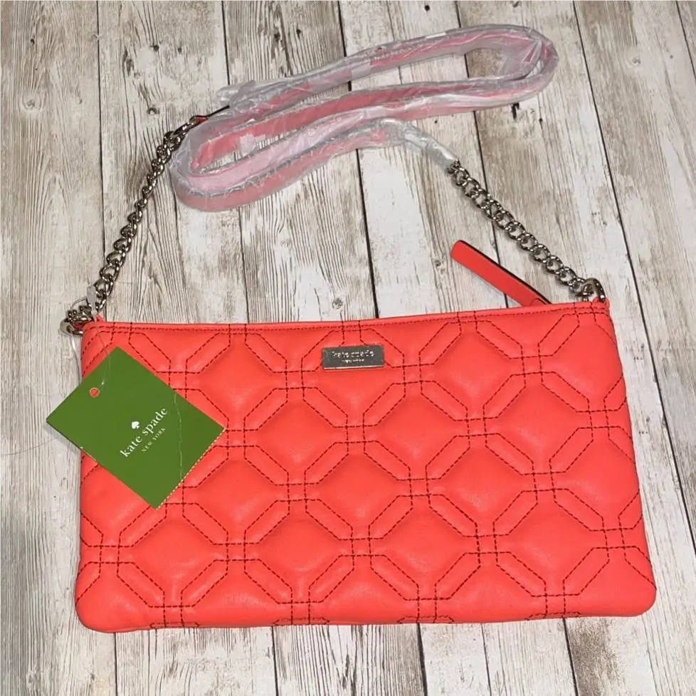 New Kate Spade Presley Astor Court Quilted Crossbody Bag WKRU1526