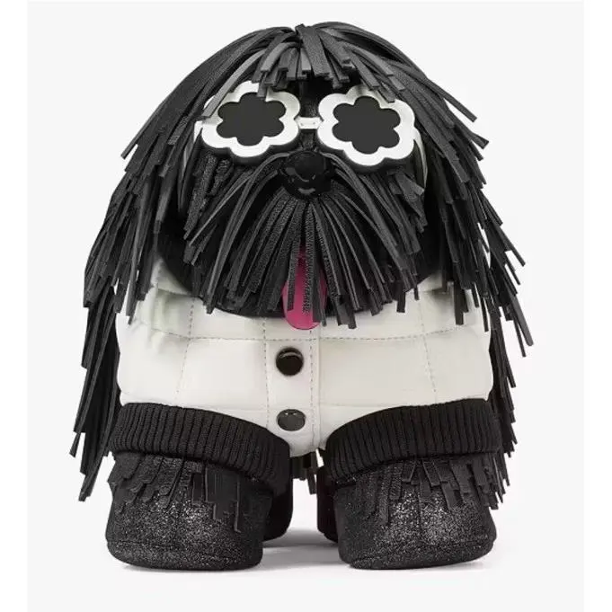 Kate Spade New York Shaggy Fringe 3d Dog Crossbody Bag