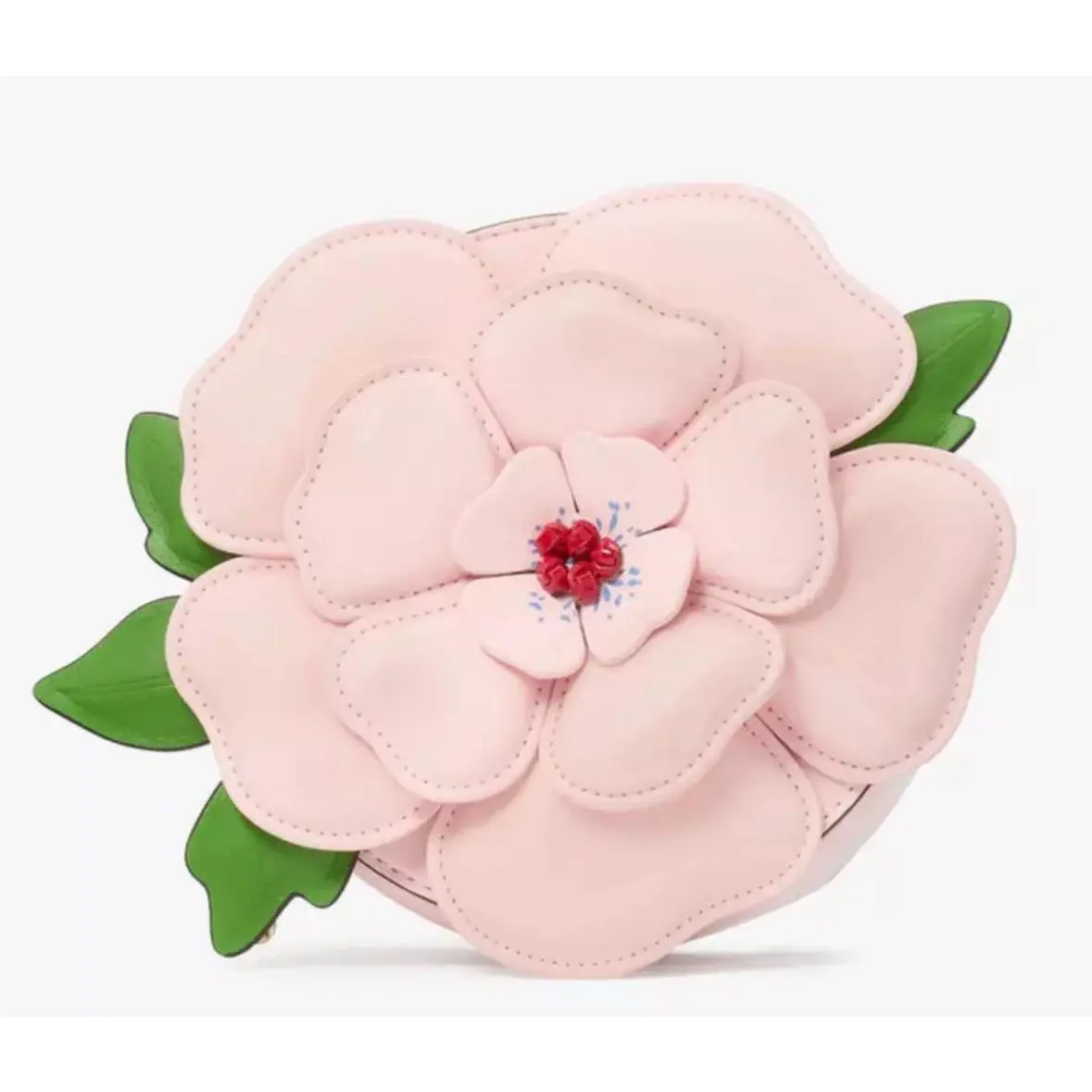 Kate Spade In The Garden 3d Flower Chain Clutch Micro Crossbody Bag