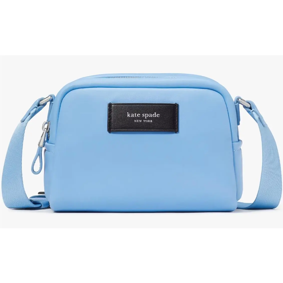 Kate Spade Puffed Small Blue Leather Crossbody Bag KH031 Purse Retail