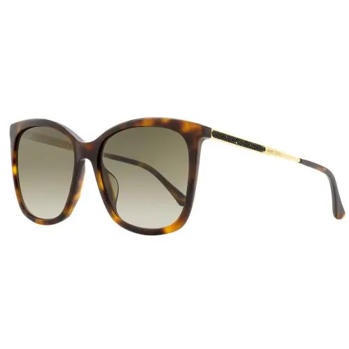 Jimmy Choo Butterfly Sunglasses Nerea /G 05LHA Havana/gold 57mm