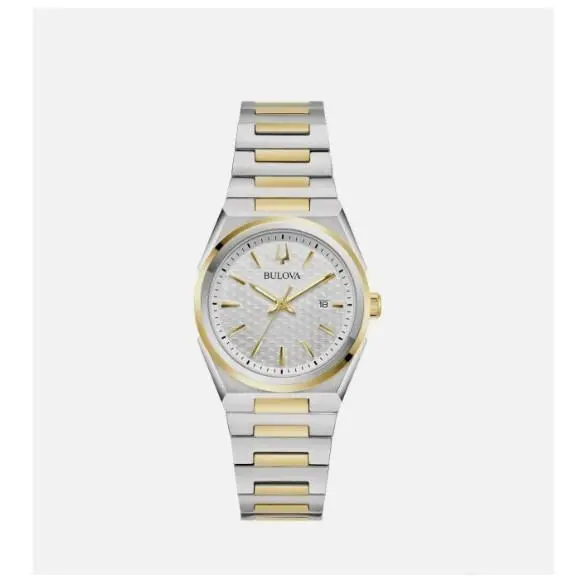 Women`s Classic Two-tone Stainless Steel Quartz Watch 98L323 by Bulova