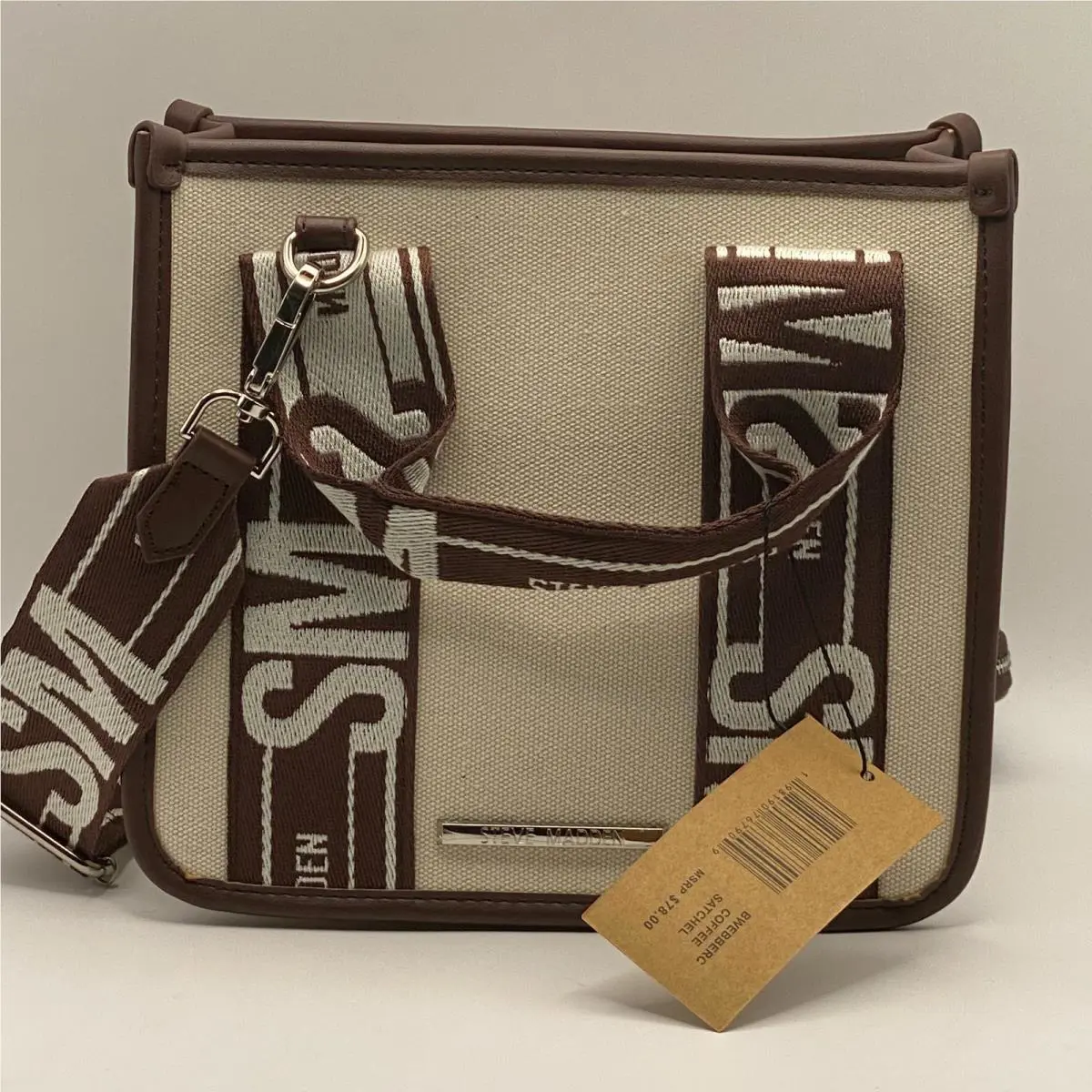 Womens Steve Madden Webber Coffee Satchel Bwebberc