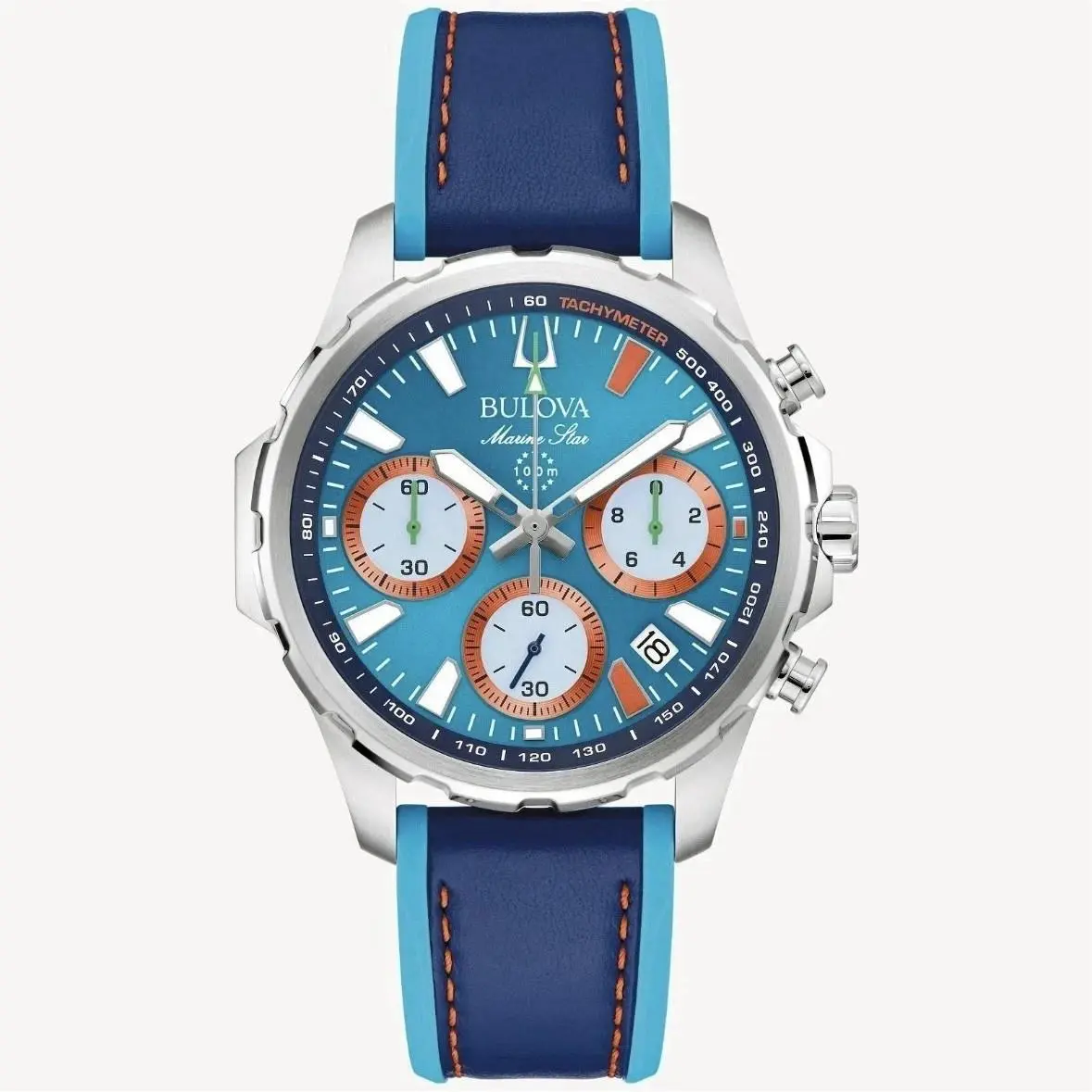Bulova E1 Team Miami Men`s Electric Boat Racing Marine Star B 96B460