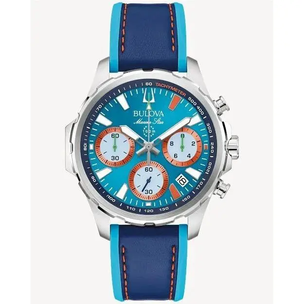 Bulova E1 Team Miami Men`s Electric Boat Racing Marine Star B 96B460 - 