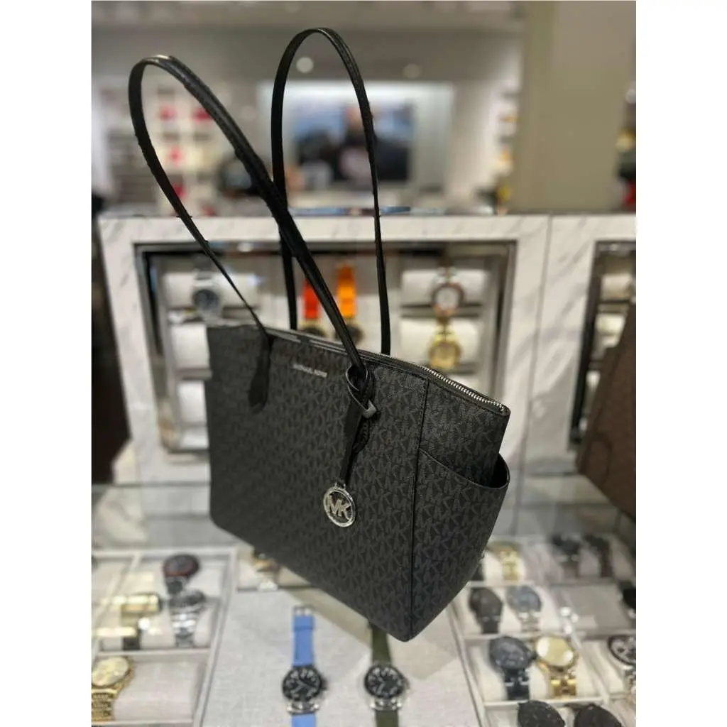 Marilyn Medium Messenger Handbag Purse Satchel Tote Bag Black Women by Michael Kors