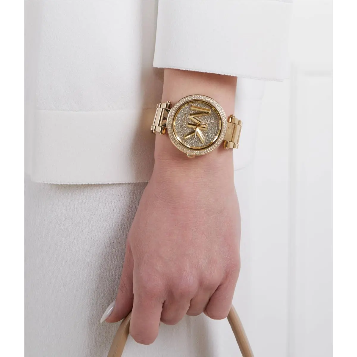 Michael Kors Watch Parker Three-hand Gold-tone Stainless Steel MK7283 Women