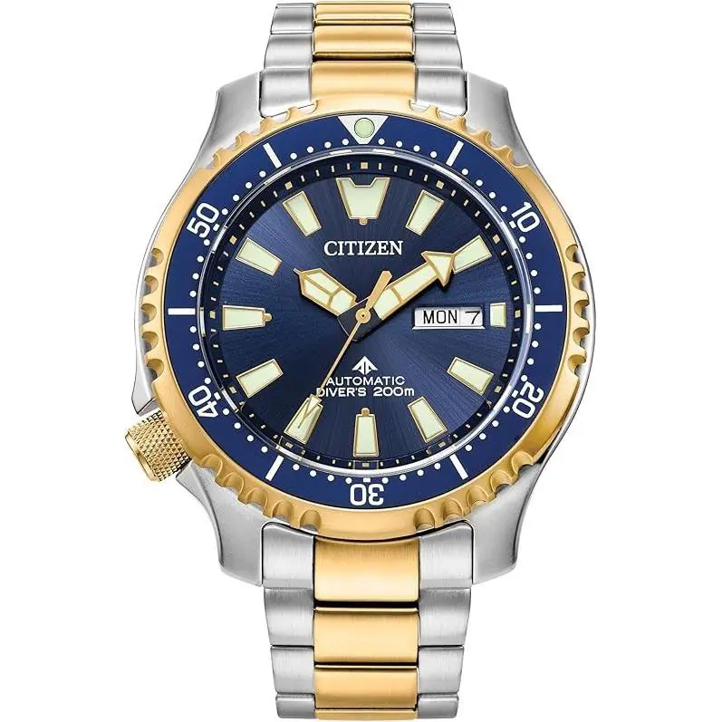 Citizen NY0154-51L Promaster Automatic Day/date Blue Dial Men`s Watch