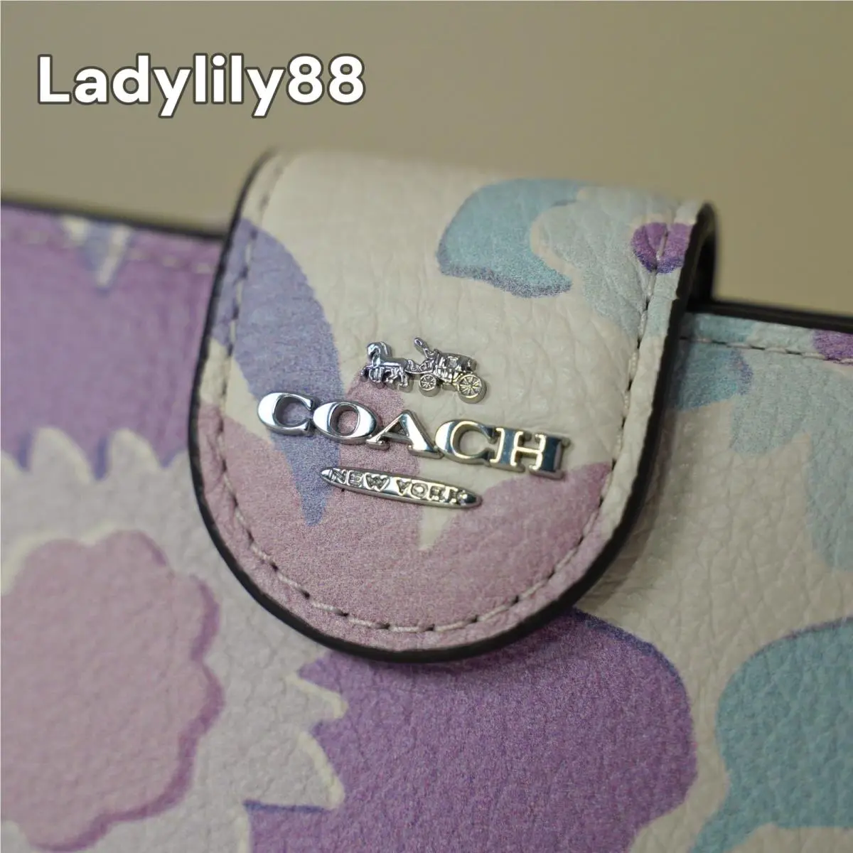Coach wallet - CW786 Gold/Tan/Fuchsia