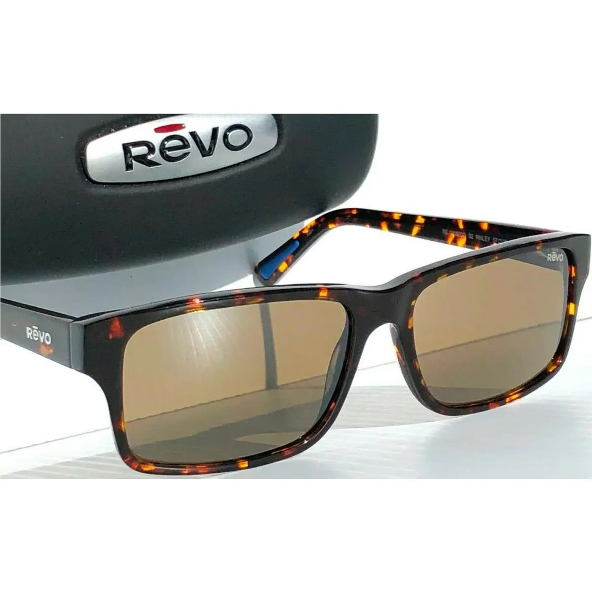Finley Tortoise with Polarized Brown Lens Sunglass 1112 02 BR by Revo