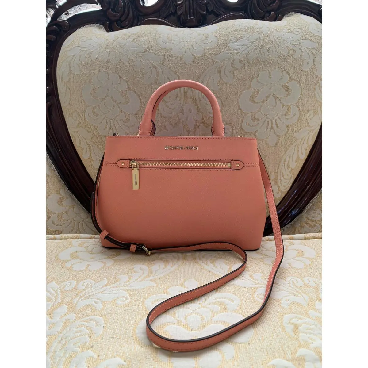 Michael Kors Hailee XS Satchel - Peach