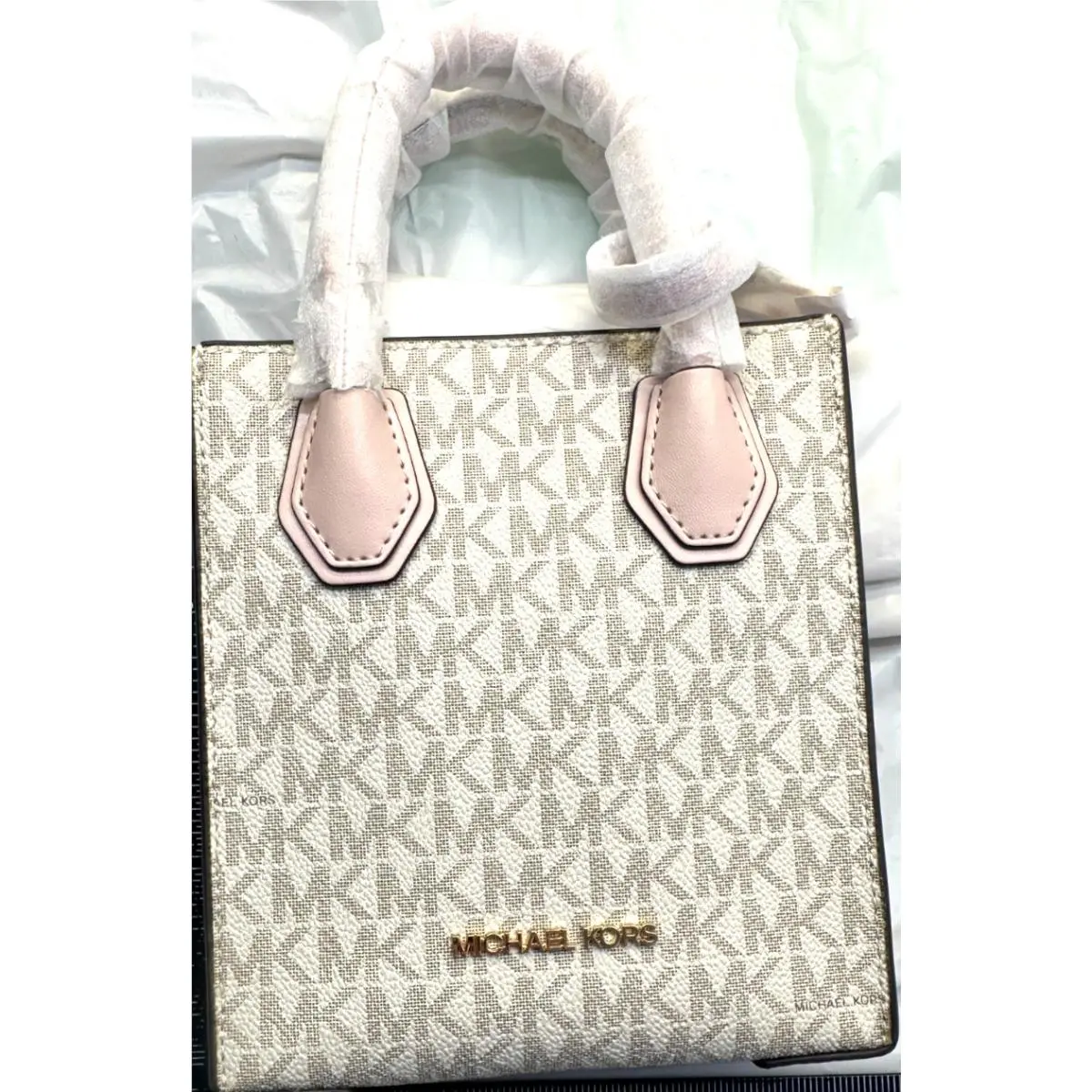 Michael Kors Mercer Extra-small Logo and Leather Crossbody Bag A1 Make Offer