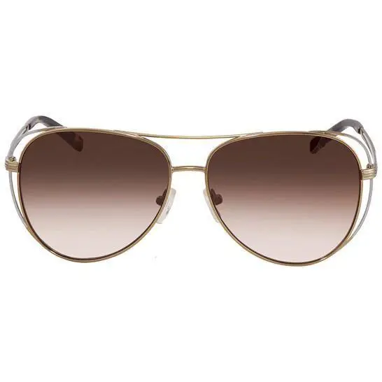 Michael Kors MK1024-119113 Lai Smoke Gradient Pilot Sunglasses