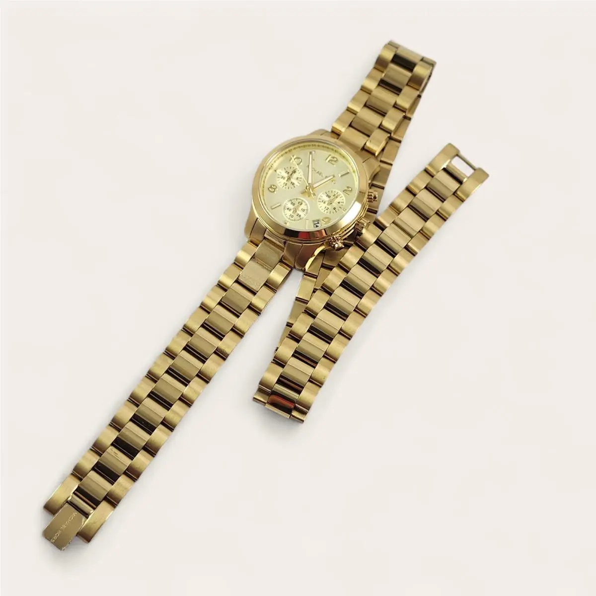 Runway Gold Double Wrap Women`s Watch MK7452 Nwot by Michael Kors