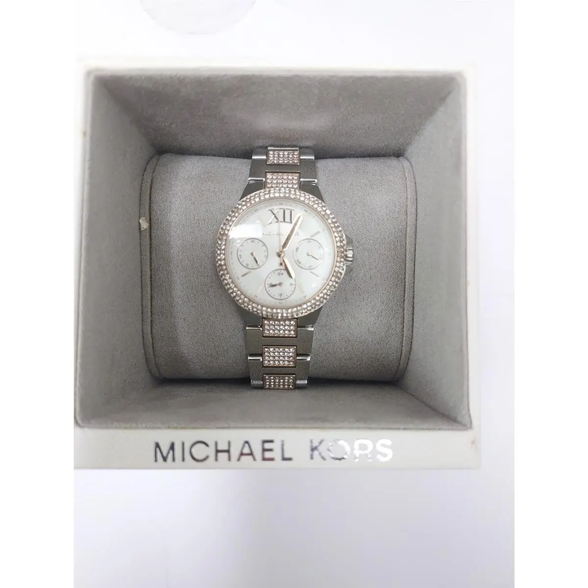 MK Kors Women`s Camille Quartz Two-tone Stainless Steel Watch by Michael Kors