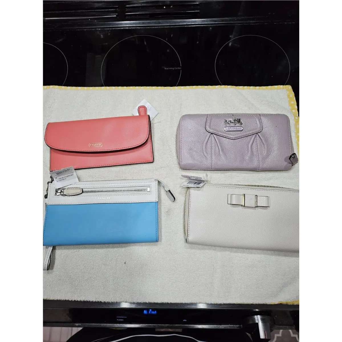 Coach Lot Of 4 Wallets