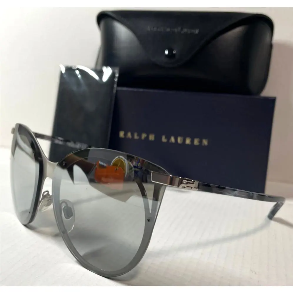 Ralph Lauren RA 7059 9001/6V Gunmetal W/smoke Mirrored Lens Sunglasses 63-14