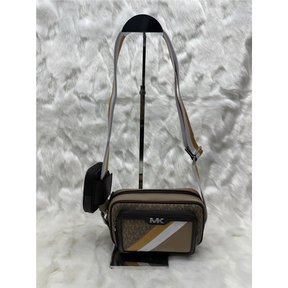 Rivington Double Camera Bag with Pouch Golden Rod by Michael Kors